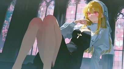 星野露比-修女制服美女