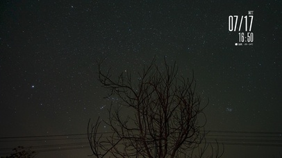 4K简约星空延时