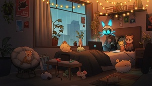 下雨天的玩具屋