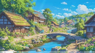 小镇-桌面主题