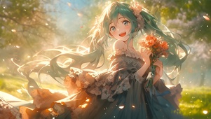 初音未来梦幻花嫁