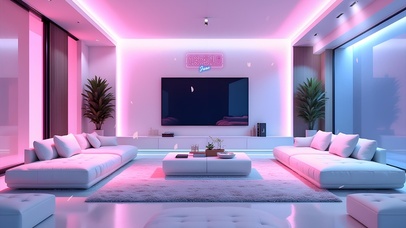 浪漫高级·摸鱼·客厅电视墙