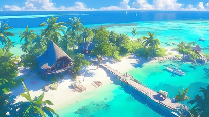 俯瞰棕榈海岛度假村