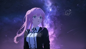 星空粉发少女