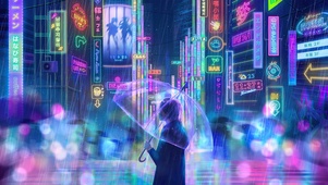赛博朋克街道