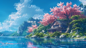 樱花湖畔小屋