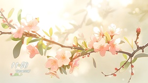 桃花朵朵