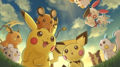 可爱的皮丘和皮卡丘