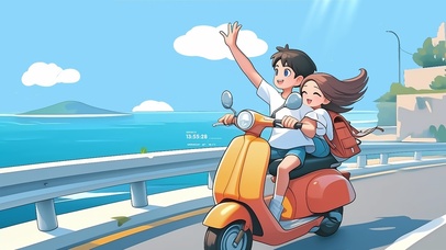 汽车摩托去旅行