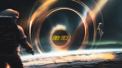 4K唯美宇宙太空宇航员