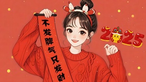 不发脾气只发财