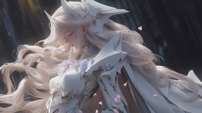 4K 机甲少女新娘机械姬美女