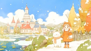 雪中城堡