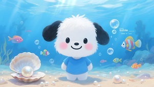 可爱的狗狗