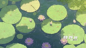夏天荷塘