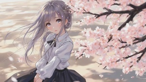 花下美少女