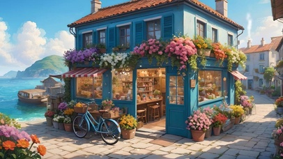 海边的温馨小店