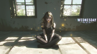 她的微笑如同雨后彩虹