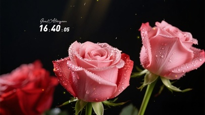 简约唯美玫瑰桌面