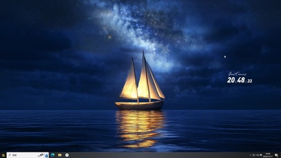 风景主题 孤帆远航