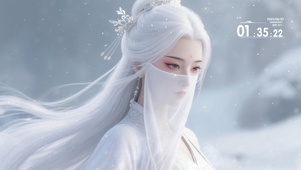 飞雪遮颜