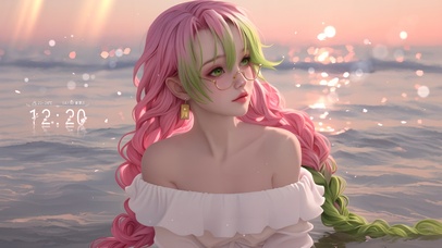 落日晚霞甘露寺蜜璃