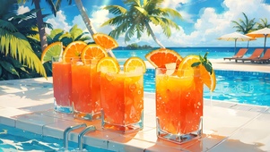 夏日清凉橙汁3