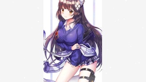 白丝美女