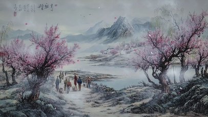 古风AI村庄壁纸