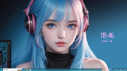 4K电竞美女主题