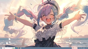 马尾辫少女