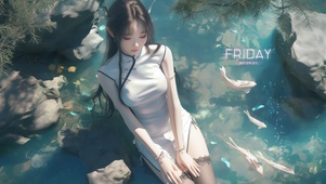 齿如齐贝，髻如螺髻