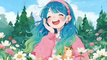 治愈小清新女孩