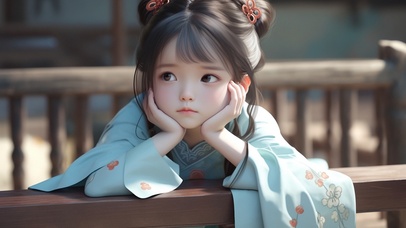 古风小女孩
