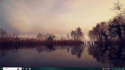 幽幽湖面—【主题桌面】