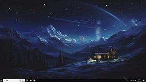 神秘夜景-桌面主题