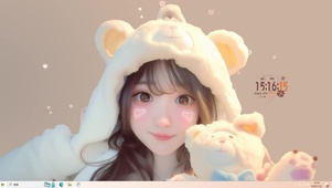 可爱睡衣女孩