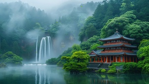 国风山水美景