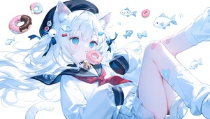 治愈甜美二次元动漫少女可爱萝莉