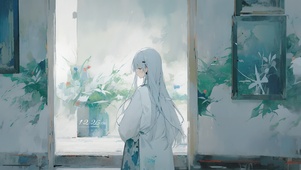 小清新插画女孩