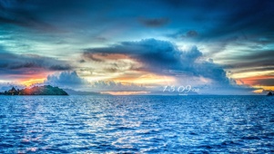 大海闪电