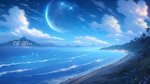 星空海滩