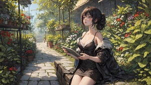 花廊少女