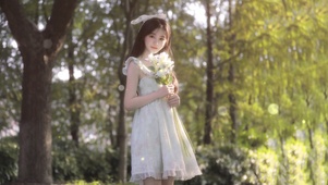 甜美可爱少女