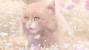 可爱的猫咪