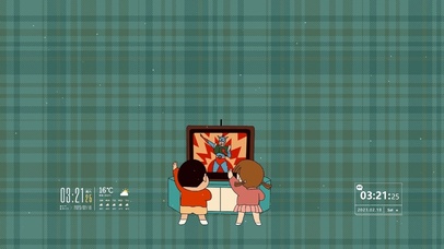 蜡笔小新看电视