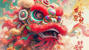 醒狮报喜