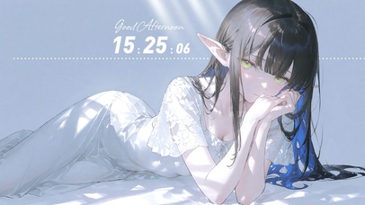 早上好  4K二次元少女