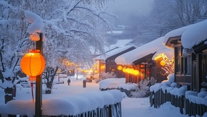 东北雪景