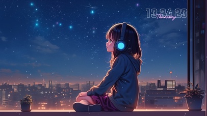 静谧窗台的放空